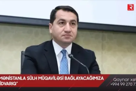 "Ermənistanla sülh müqaviləsi bağlayacağımıza ümidvarıq"- - VİDEO