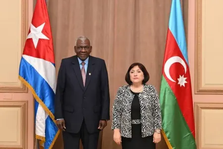 Sahibə Qafarova Kubanın Milli Assambleyasının sədri ilə - GÖRÜŞDÜ