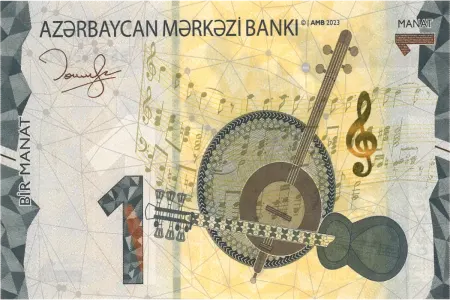 Azərbaycan yeni manat buraxıldı - FOTO