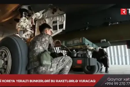 Cənubi Koreya yeraltı bunkerləri bu raketlərlə vuracaq