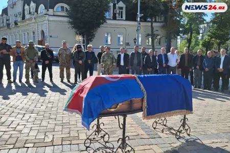 Azərbaycanlı hərbçi dəfn EDİLDİ - FOTO