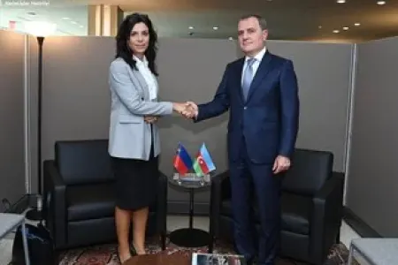 Ceyhun Bayramovla Lixtenşteynin xarici işlər naziri görüşüb