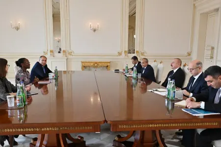 Prezident Roland Praysı qəbul etdi