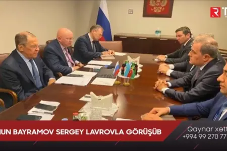 Ceyhun Bayramov Sergey Lavrovla görüşüb- - VİDEO