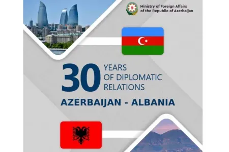 Azərbaycan XİN Albaniyanı - TƏBRİK ETDİ