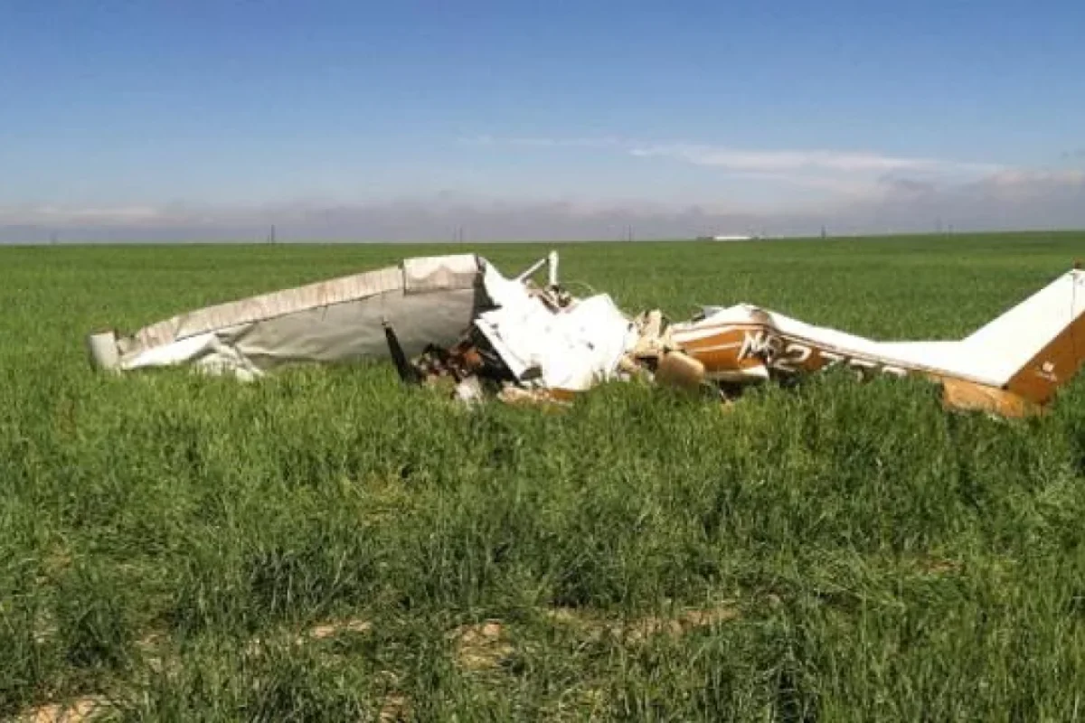 Təyyarə qəzaya uğradı: - PİLOT ÖLDÜ-VİDEO