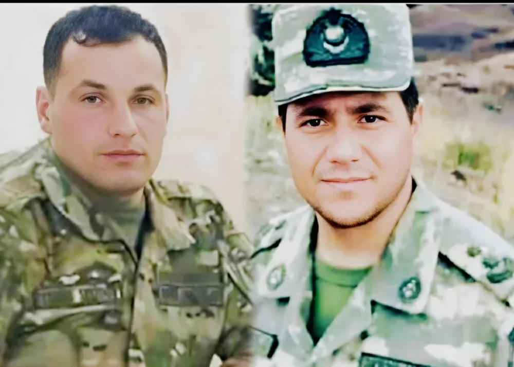 Minaya düşərək həlak olan hərbçilərin - FOTOSU