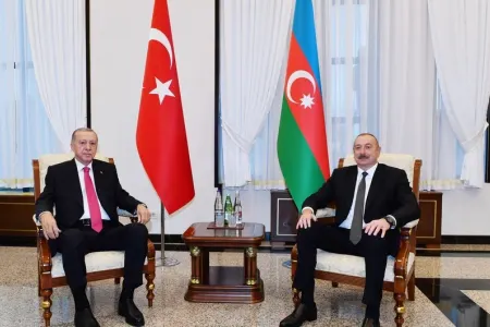 Ərdoğanın rəsmi qarşılanma mərasimi keçirilib - FOTO