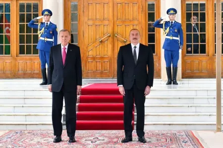 İlham Əliyev və Rəcəb Tayyib Ərdoğan mətbuata bəyanatla çıxış edirlər - CANLI