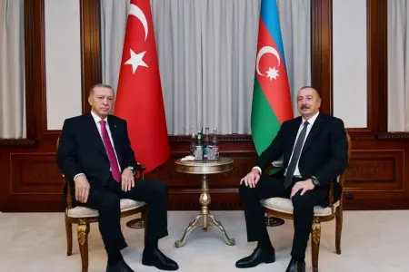 Ərdoğanın şərəfinə rəsmi nahar verildi