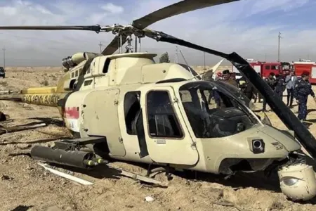 İraqda hərbi helikopter qəzaya uğrayıb