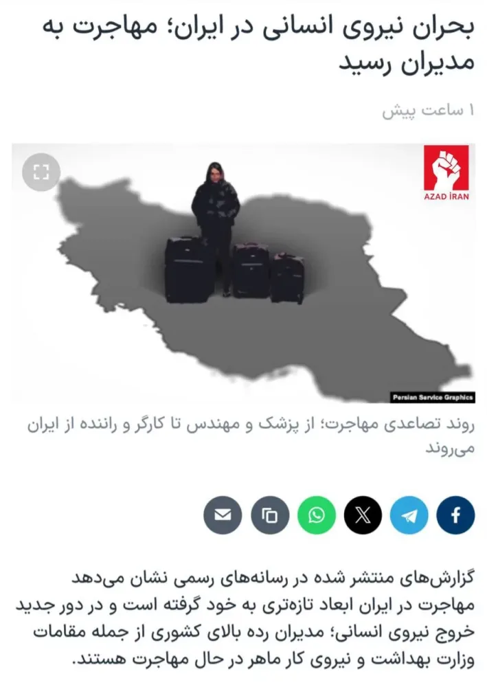 İranda dövlət məmurları da xaricə qaçır - SƏBƏB