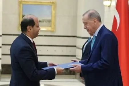 Ərdoğan Misir səfirini qəbul etdi