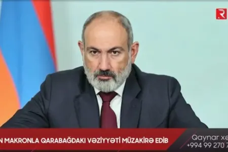 Paşinyan Makronla Qarabağdakı vəziyyəti müzakirə edib - -VİDEO