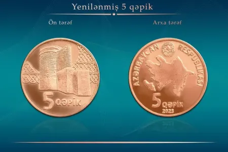 Azərbaycanda 5 qəpik yeniləndi