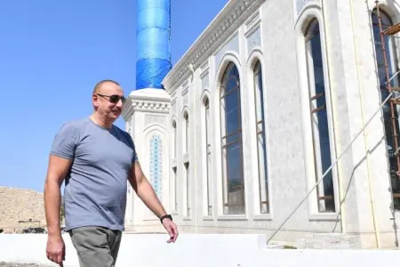 Dövlət başçısı Zəngilanda - FOTO