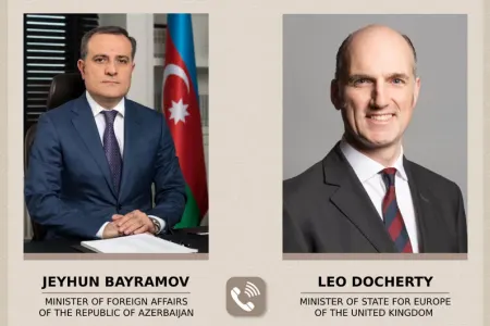 Ceyhun Bayramov Leo Dokerti ilə - DANIŞDI