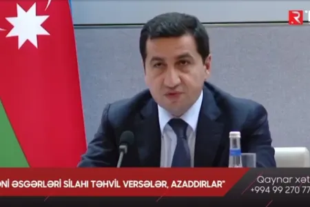 "Silahı təhvil verən erməni əsgəri azaddır" - VİDEO