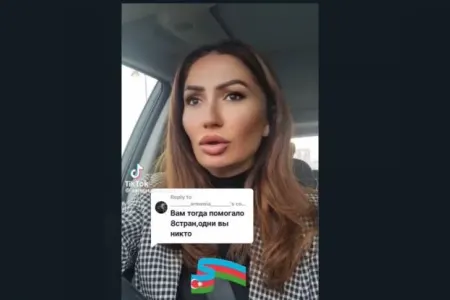 Azərbaycanlı qızın ermənilərə cavabı trend oldu - VİDEO