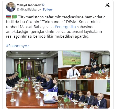 Nazir Maksat Babayev ilə görüşdü - FOTO