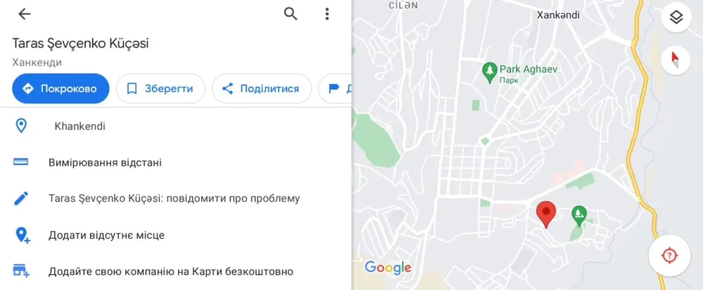 Xankəndidə küçəyə Şevçenkonun adı verildi - FOTOLAR
