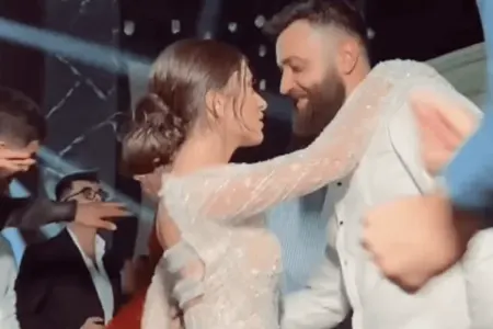 Azərbaycanlı blogerin toyundan görüntülər