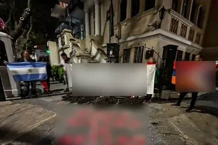 Ermənilər daha bir səfirliyimizin qarşısında - təxribat TÖRƏTDİ