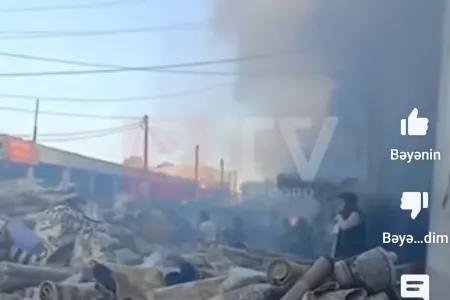Yanğın zamanı sahibkarlara ciddi ziyan dəyib