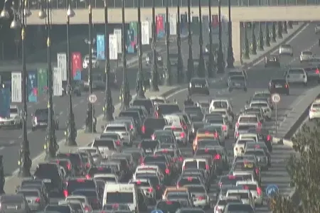 Bakıda daha bir yol qəzası, prospektdə tıxac yarandı