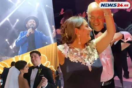 Xalq artistinin qızının toyu oldu