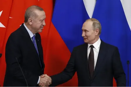 Ərdoğan Putinlə Fələstin - İsrail münaqişəsini müzakirə edib - VİDEO