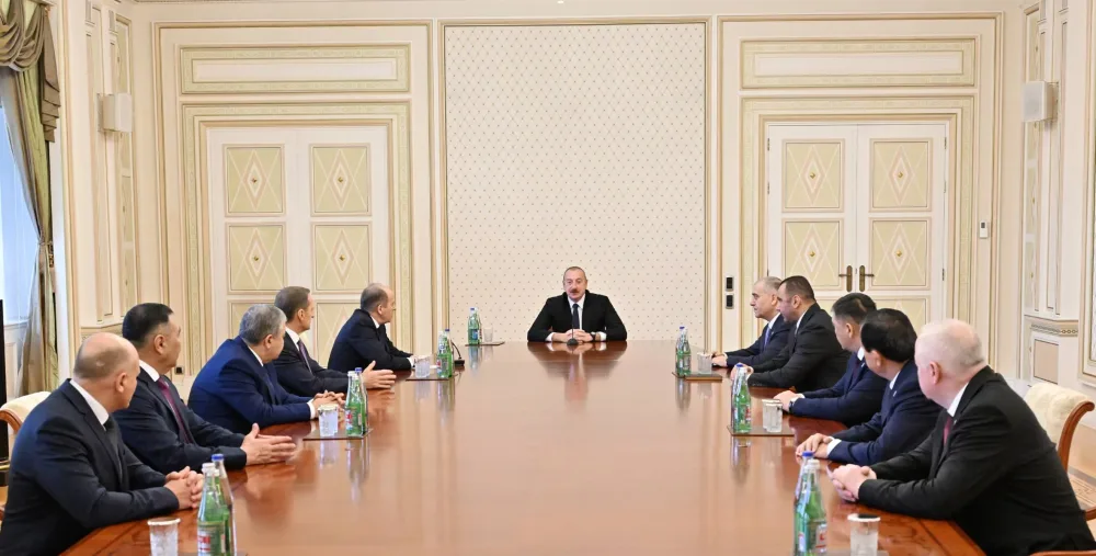 Prezident MDB dövlətlərinin nümayəndələrini - qəbul etdi