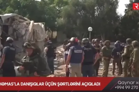 İsrail "HƏMAS"la danışıqlar üçün şərtlərini açıqladı - -VİDEO