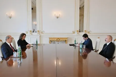 İlham Əliyev Ersin Tatarı qəbul etdi