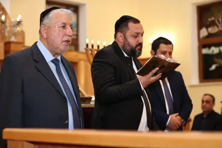 Yəhudi İcması və Azərbaycan xalqı qətliam qurbanlarının xatirəsini birgə yad etdi - FOTOLAR