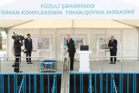 Prezident idman və yaşayış kompleksinin təməlini - QOYDU