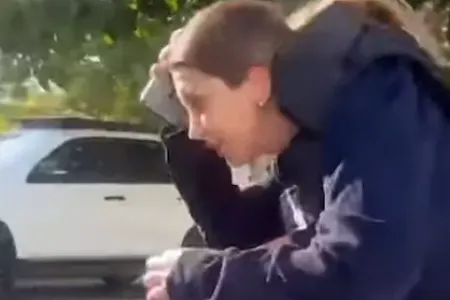 Fulya Öztürk sığınacağa gizləndi. Təhlükəli anlar - VİDEO