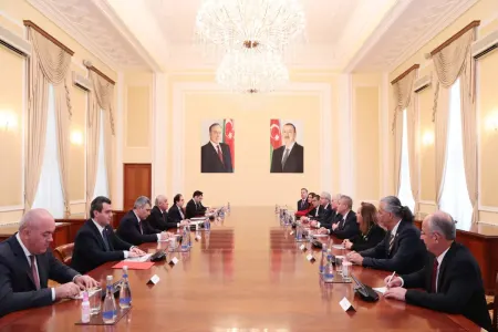 Əli Əsədov Türkiyə Ali Məhkəməsinin sədri ilə görüşüb