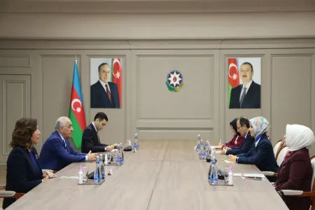 Baş nazir Mahinur Özdemir Göktaşla - GÖRÜŞDÜ