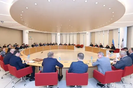 Ceyhun Bayramov Avropa ölkələrinin səfirləri ilə - GÖRÜŞÜB-VİDEO