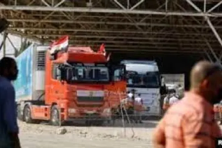 Qəzzaya 20 yük avtomobili humanitar yardım - GÖNDƏRİLDİ