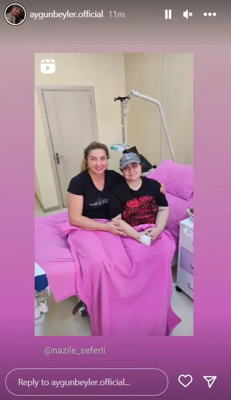Aygün Bəylər xəstəxanaya yerləşdirildi - FOTO