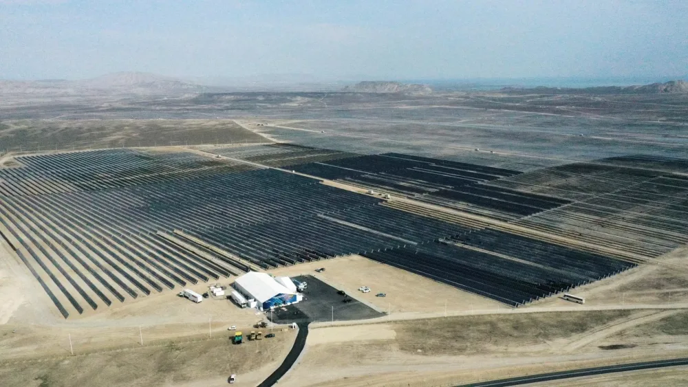 Prezident yeni elektrik stansiyasının AÇILIŞINDA - FOTO