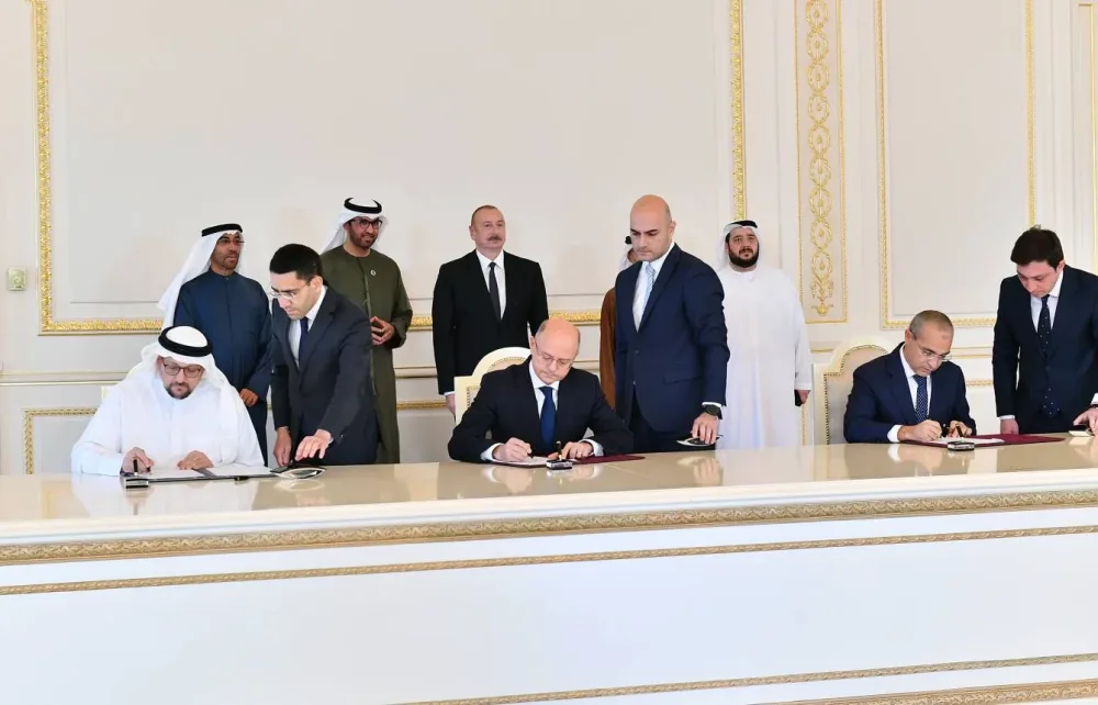 Azərbaycanla “Masdar” şirkəti arasında sənədlər imzalandı - FOTO