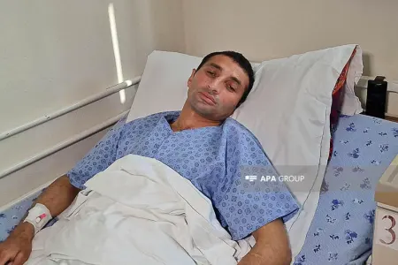 Mina partlayışında ayağını itirən şəxsin əməliyyat zamanı ürəyi dayanıb - TƏFƏRRÜAT - FOTO