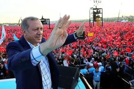 Ərdoğan “Böyük Fələstin Mitinqi”ndə Qarabağdan - DANIŞDI