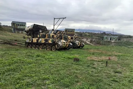 Qarabağda kustar hazırlanan artilleriya qurğuları - AŞKARLANDI- FOTO