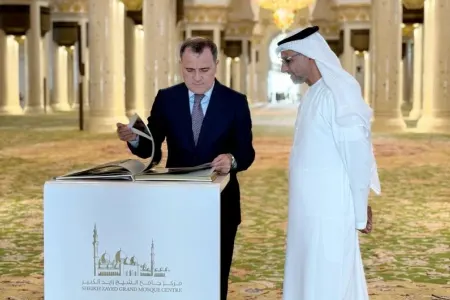 Nazir Şeyx Zayed məscidini - ziyarət etdi