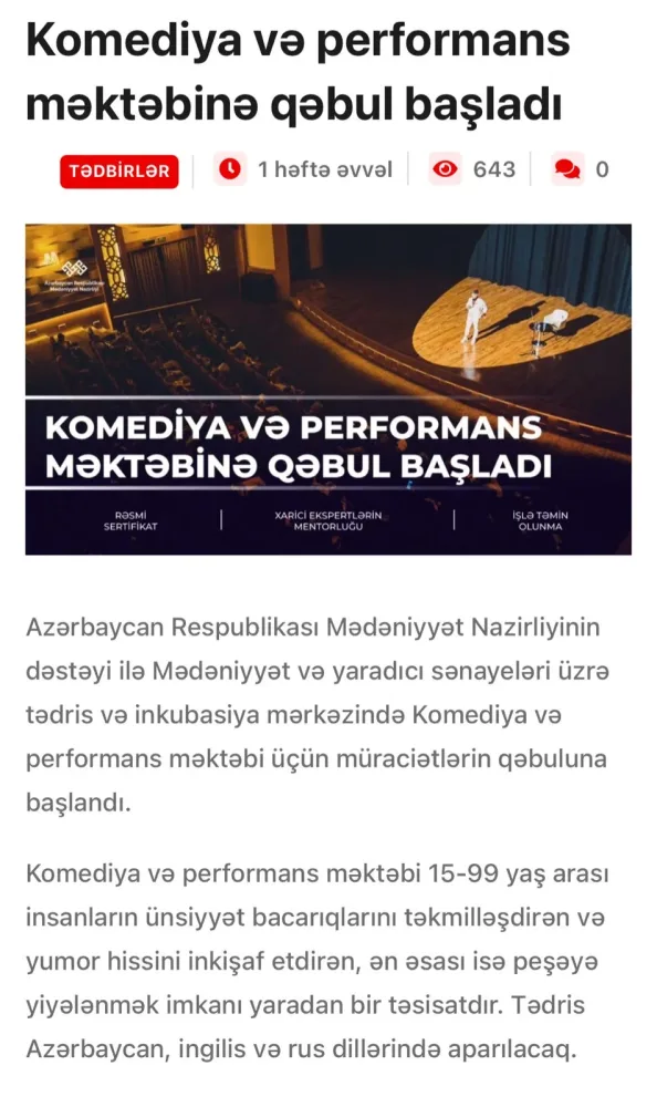 Mədəniyyət Nazirliyi 99 yaşlı istedad - AXTARIŞINDA - FOTO