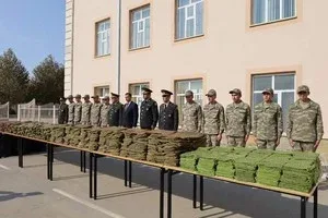 İsti geyimlər hərbi qulluqçulara təhvil verildi - FOTO